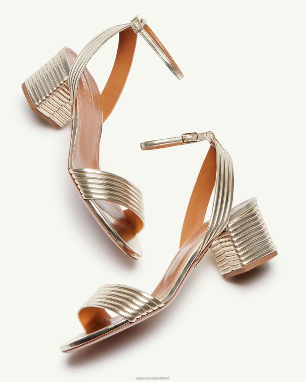 Aquazzura Sundance Sandal 50 GOLD TZ666130