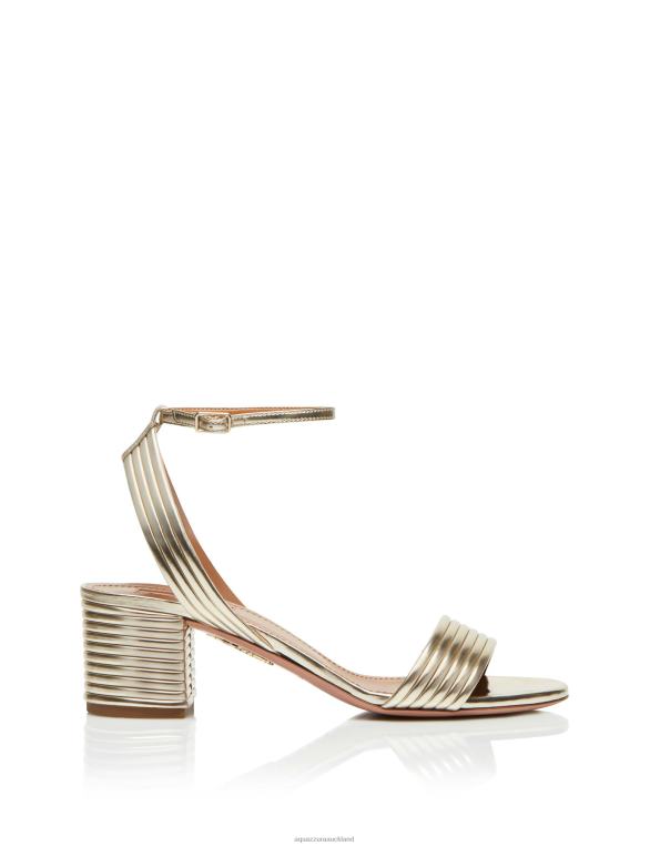 Aquazzura Sundance Sandal 50 GOLD TZ666130