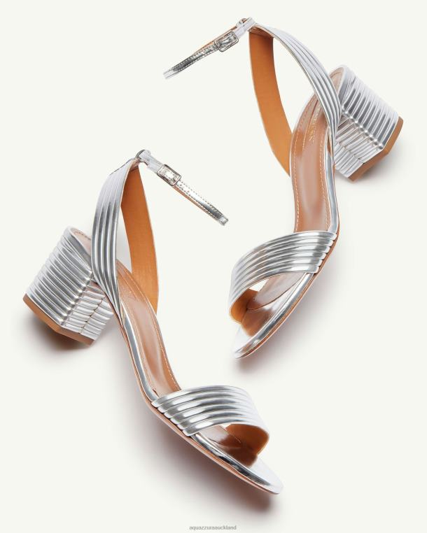 Aquazzura Sundance Sandal 50 SILVER TZ666131