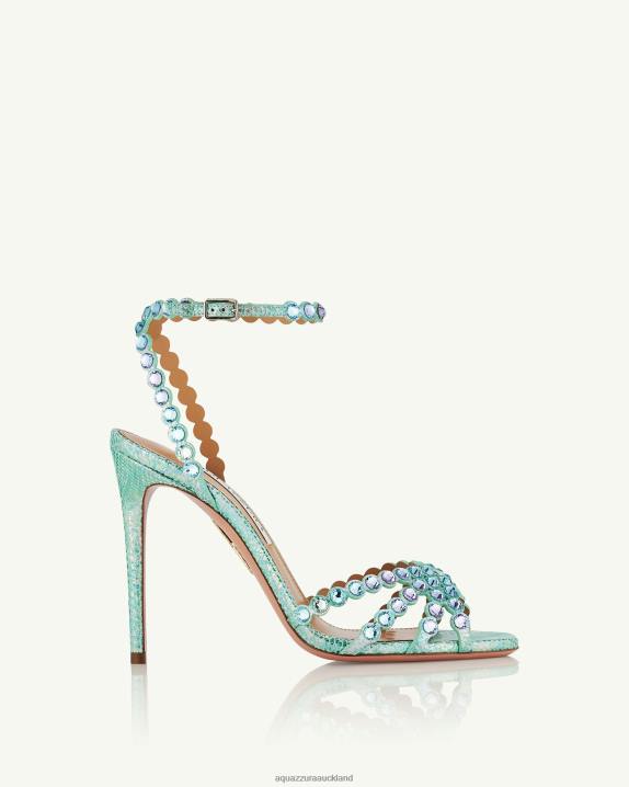 Aquazzura Tequila Sandal 105 BLUE R4L611