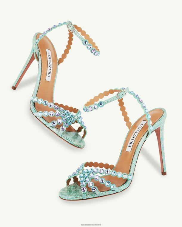 Aquazzura Tequila Sandal 105 BLUE TZ66611