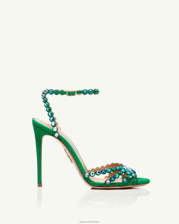 Aquazzura Tequila Sandal 105 GREEN TZ666123