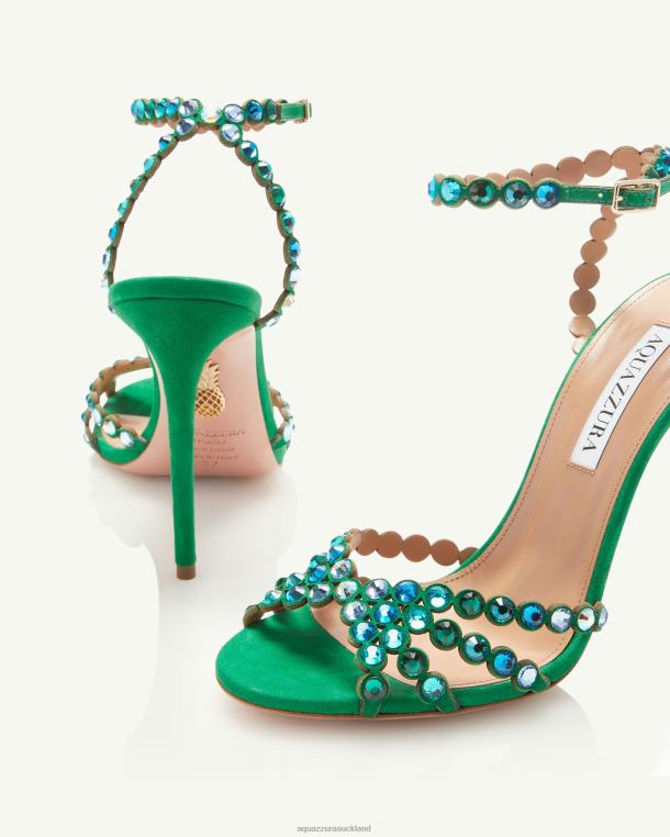 Aquazzura Tequila Sandal 105 GREEN TZ666123