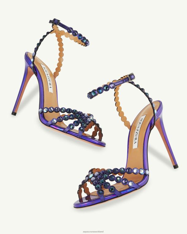 Aquazzura Tequila Sandal 105 PURPLE TZ66651