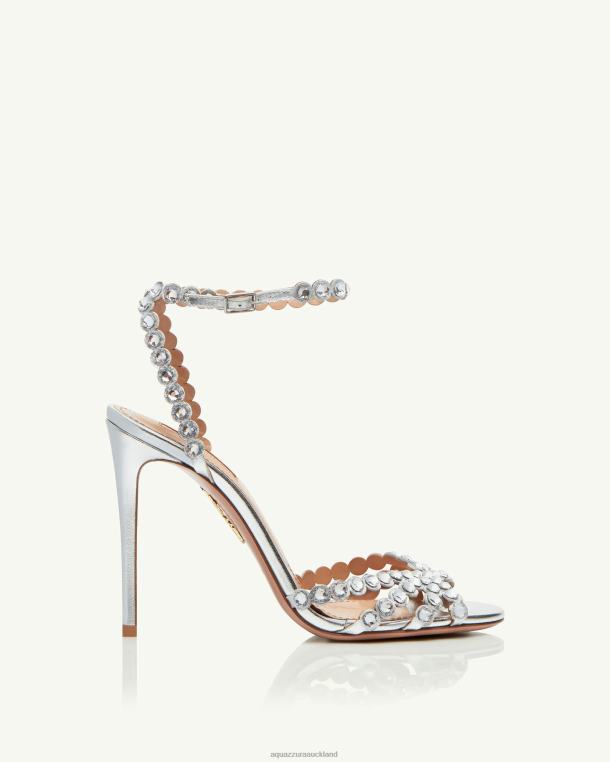 Aquazzura Tequila Sandal 105 SILVER TZ666133