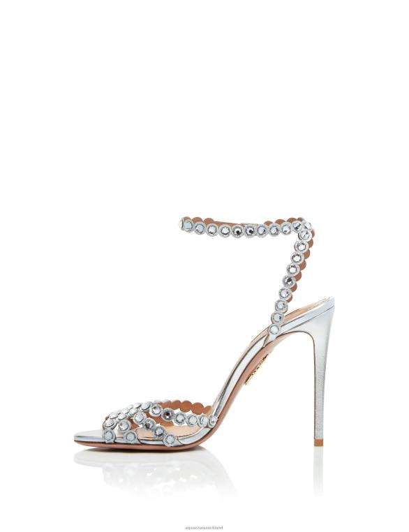 Aquazzura Tequila Sandal 105 SILVER TZ666133