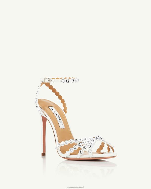 Aquazzura Tequila Sandal 105 WHITE TZ66677