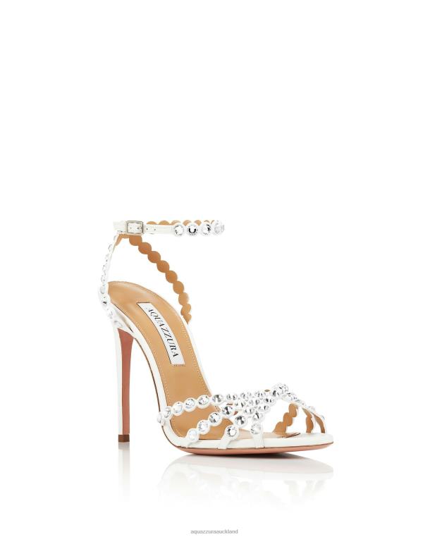 Aquazzura Tequila Sandal 105 WHITE TZ66677