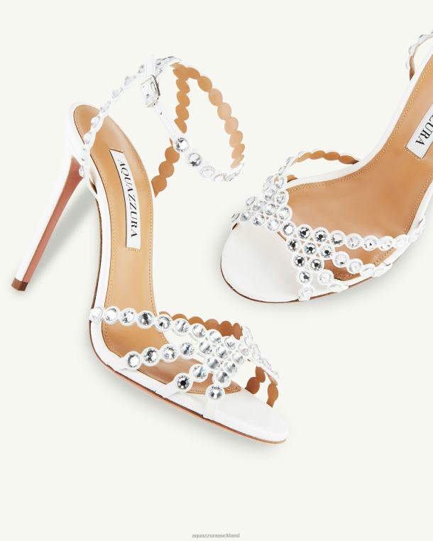 Aquazzura Tequila Sandal 105 WHITE TZ66677