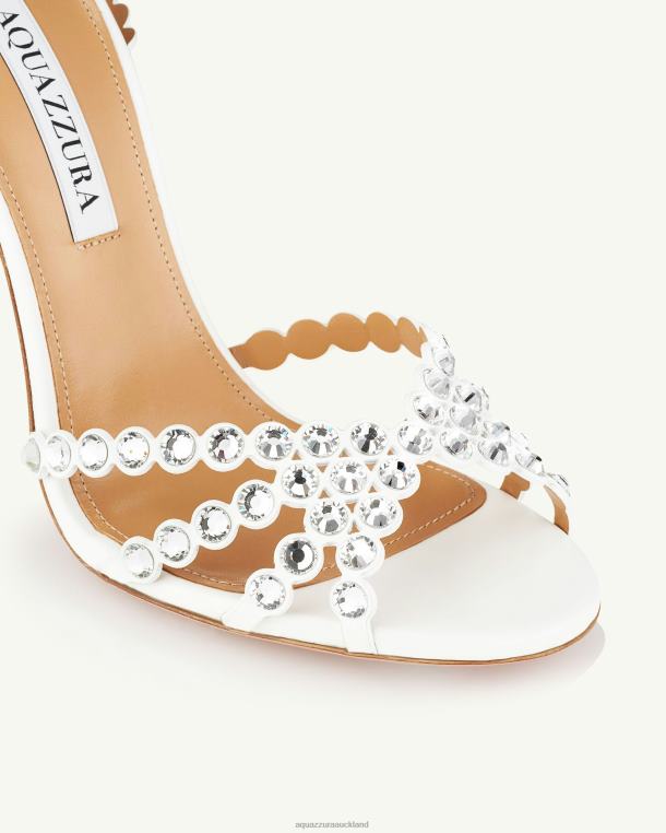 Aquazzura Tequila Sandal 105 WHITE TZ66677