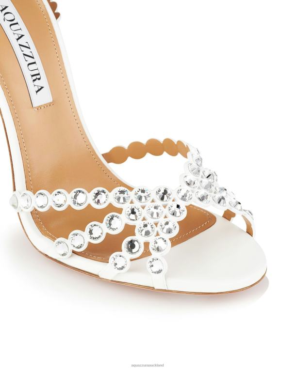 Aquazzura Tequila Sandal 105 WHITE TZ66677