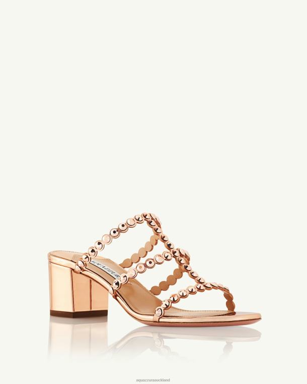 Aquazzura Tequila Sandal 50 GOLD TZ66688