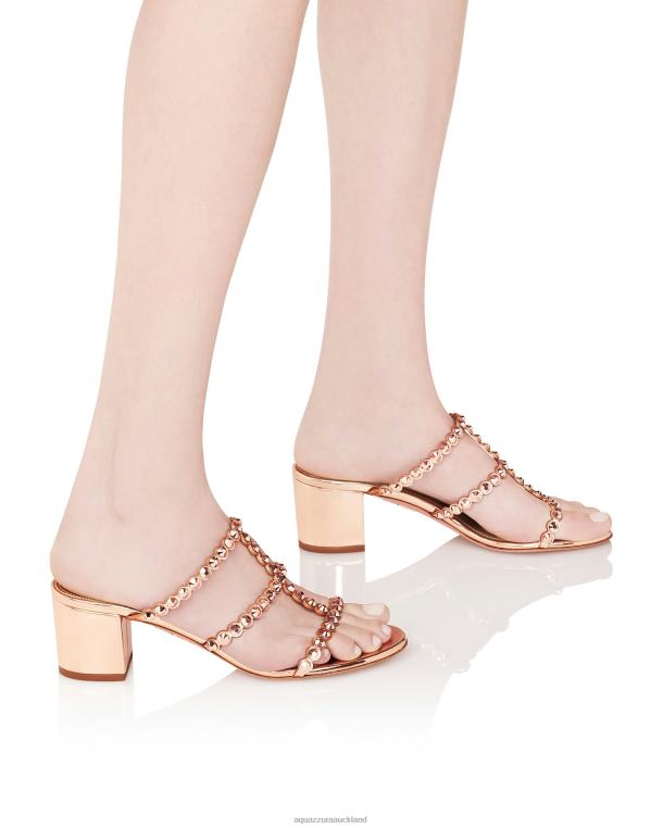 Aquazzura Tequila Sandal 50 GOLD TZ66688