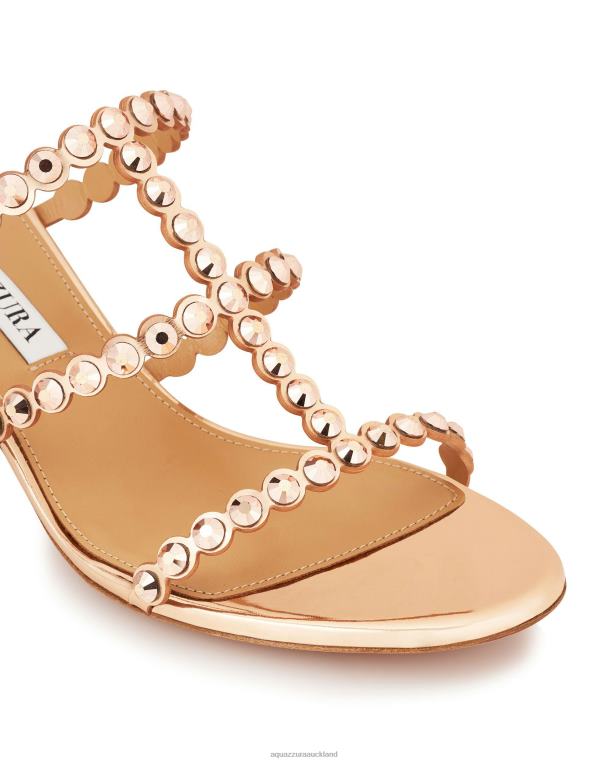 Aquazzura Tequila Sandal 50 GOLD TZ66688