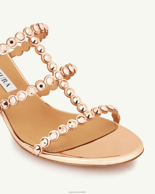 Aquazzura Tequila Sandal 50 GOLD TZ66688