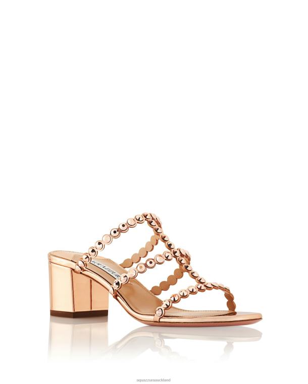 Aquazzura Tequila Sandal 50 GOLD TZ66688