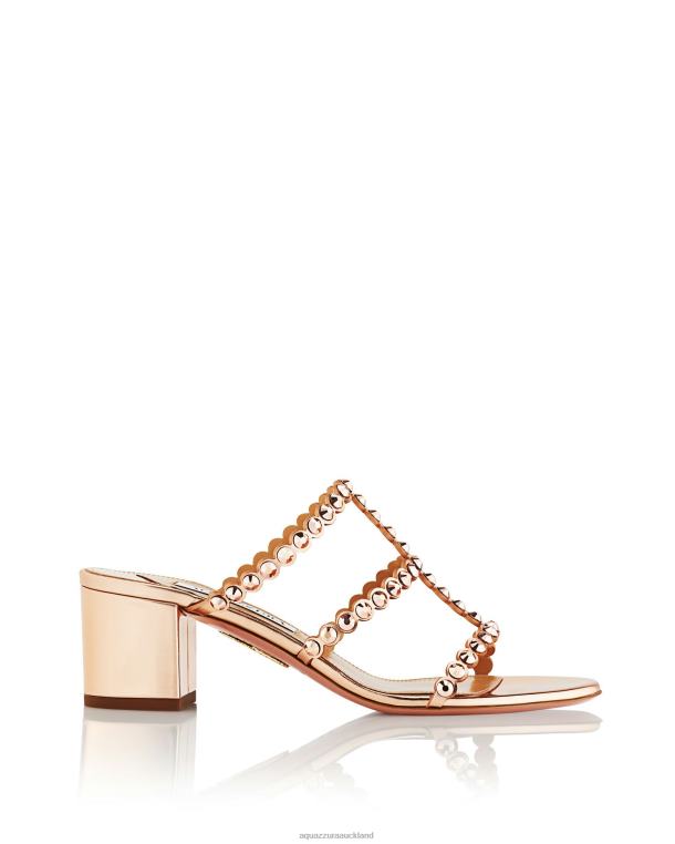 Aquazzura Tequila Sandal 50 GOLD TZ66688