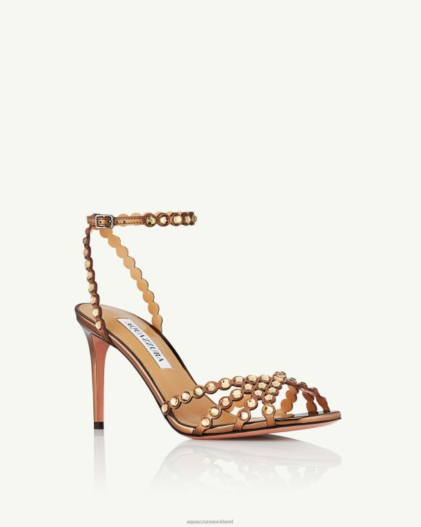 Aquazzura Tequila Sandal 85 BROWN TZ66686