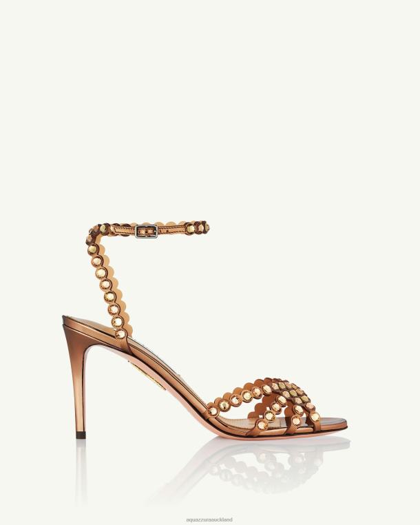 Aquazzura Tequila Sandal 85 BROWN TZ66686