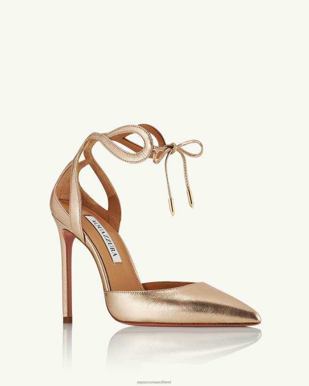 Aquazzura Tessa Pump 105 GOLD TZ666197