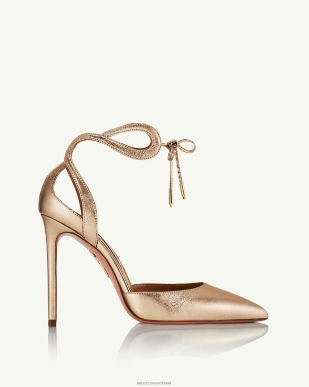 Aquazzura Tessa Pump 105 GOLD TZ666197