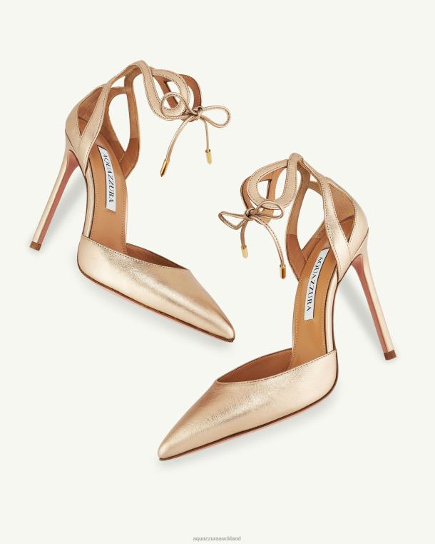 Aquazzura Tessa Pump 105 GOLD TZ666197