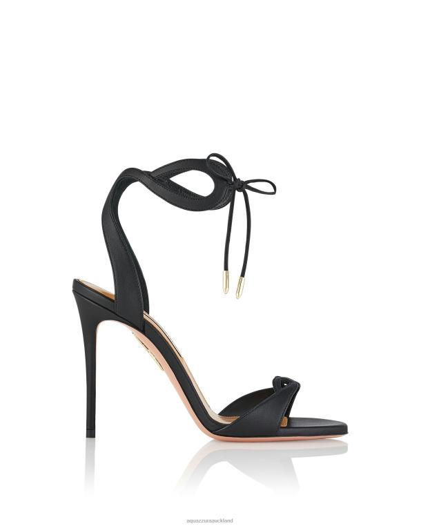 Aquazzura Tessa Sandal 105 BLACK TZ666120