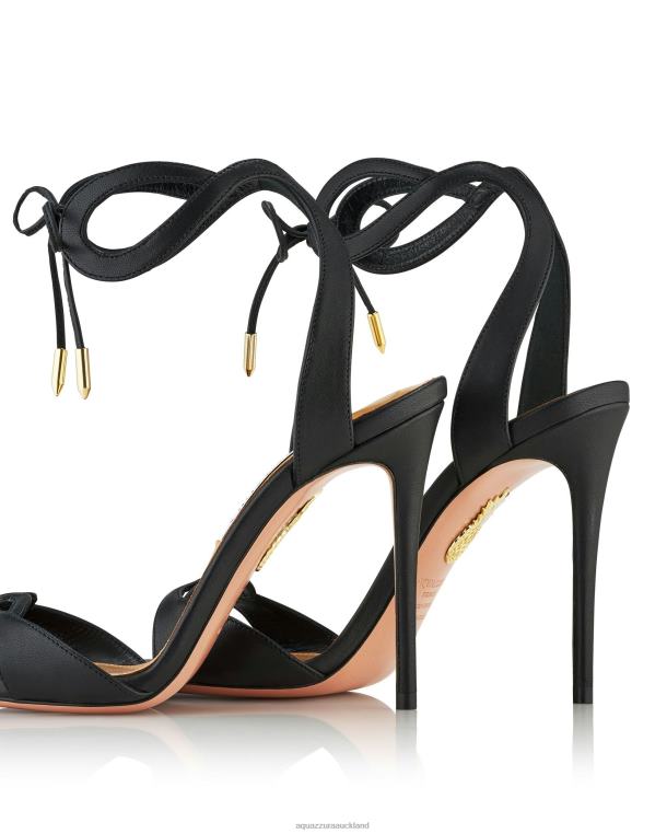 Aquazzura Tessa Sandal 105 BLACK TZ666120