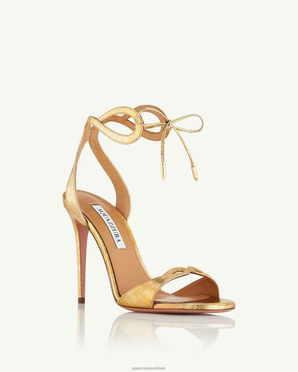 Aquazzura Tessa Sandal 105 GOLD TZ66674