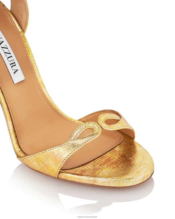 Aquazzura Tessa Sandal 105 GOLD TZ66674