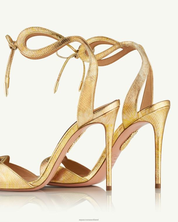 Aquazzura Tessa Sandal 105 GOLD TZ66674