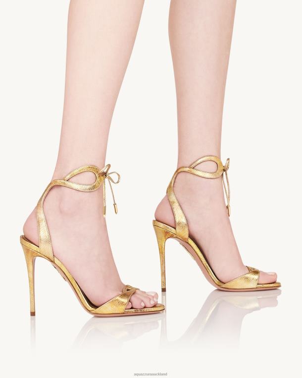 Aquazzura Tessa Sandal 105 GOLD TZ66674