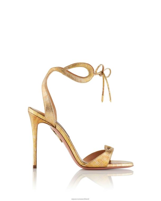 Aquazzura Tessa Sandal 105 GOLD TZ66674