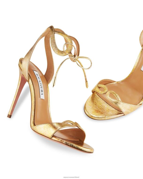 Aquazzura Tessa Sandal 105 GOLD TZ66674