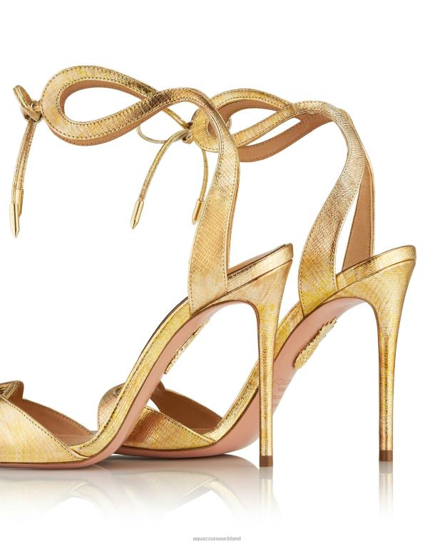 Aquazzura Tessa Sandal 105 GOLD TZ66674