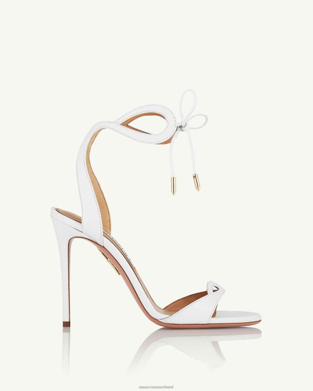 Aquazzura Tessa Sandal 105 WHITE TZ66618