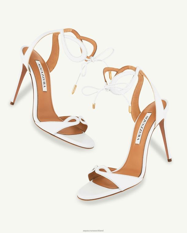 Aquazzura Tessa Sandal 105 WHITE TZ66618