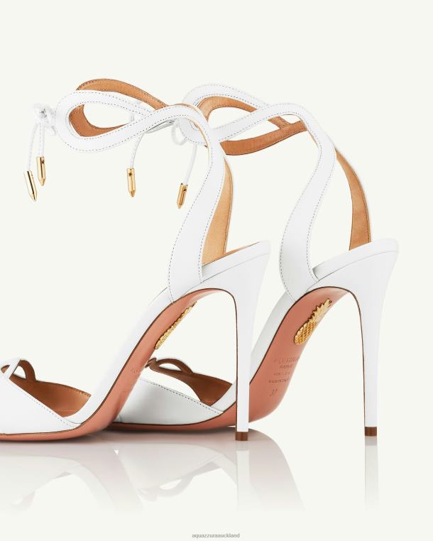 Aquazzura Tessa Sandal 105 WHITE TZ66618