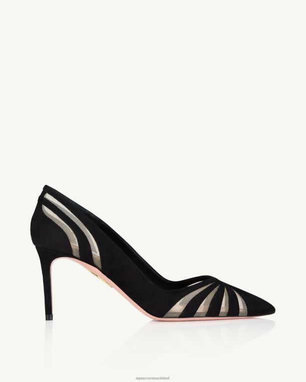 Aquazzura The Spy Pump 75 BLACK TZ666210