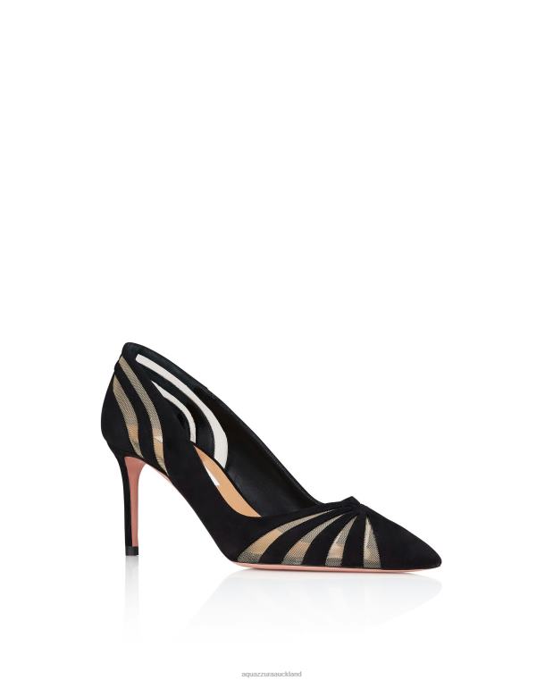 Aquazzura The Spy Pump 75 BLACK TZ666210