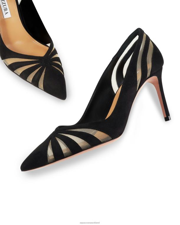 Aquazzura The Spy Pump 75 BLACK TZ666210