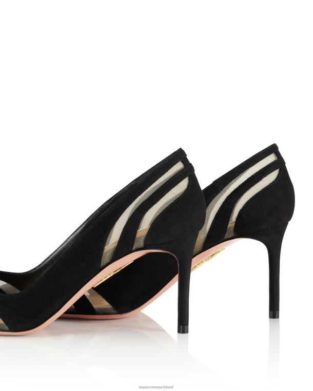 Aquazzura The Spy Pump 75 BLACK TZ666210