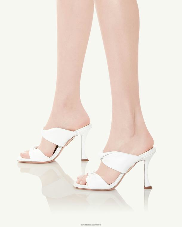 Aquazzura Twist Sandal 95 WHITE TZ66622