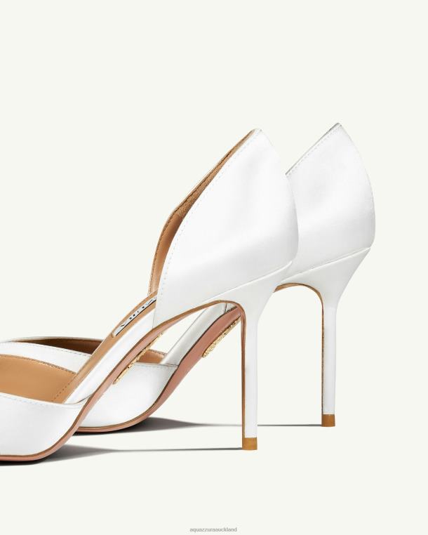 Aquazzura Uptown Pump 85 WHITE TZ666235