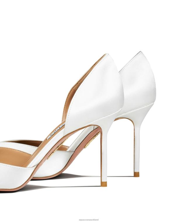 Aquazzura Uptown Pump 85 WHITE TZ666235