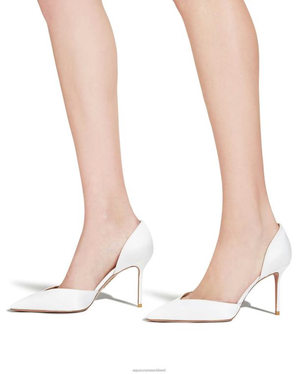 Aquazzura Uptown Pump 85 WHITE TZ666235