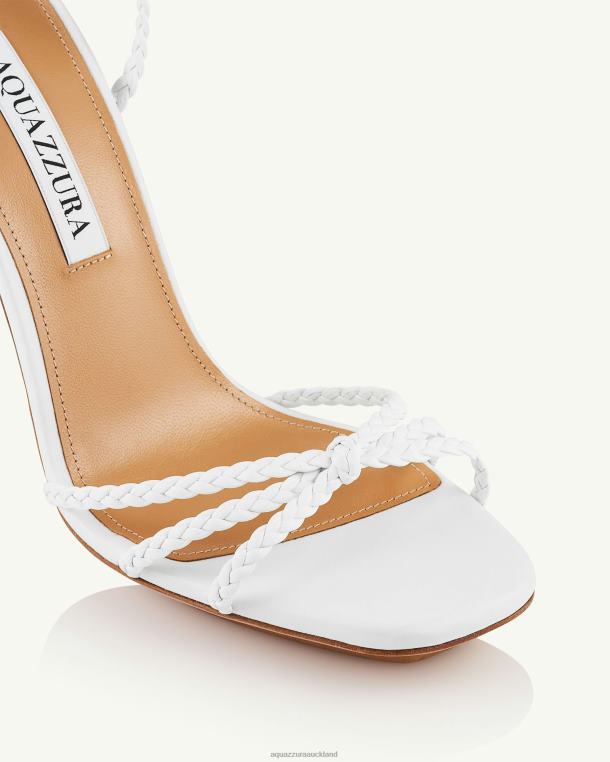 Aquazzura Wild Bamboo Sandal 115 WHITE TZ66619